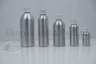 Collar Type Aluminium Bottles