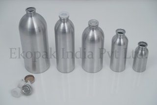Dome Shape Aluminium Bottles